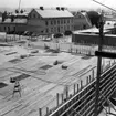 Nya Länsmuseet i Jönköping under uppbyggnad.