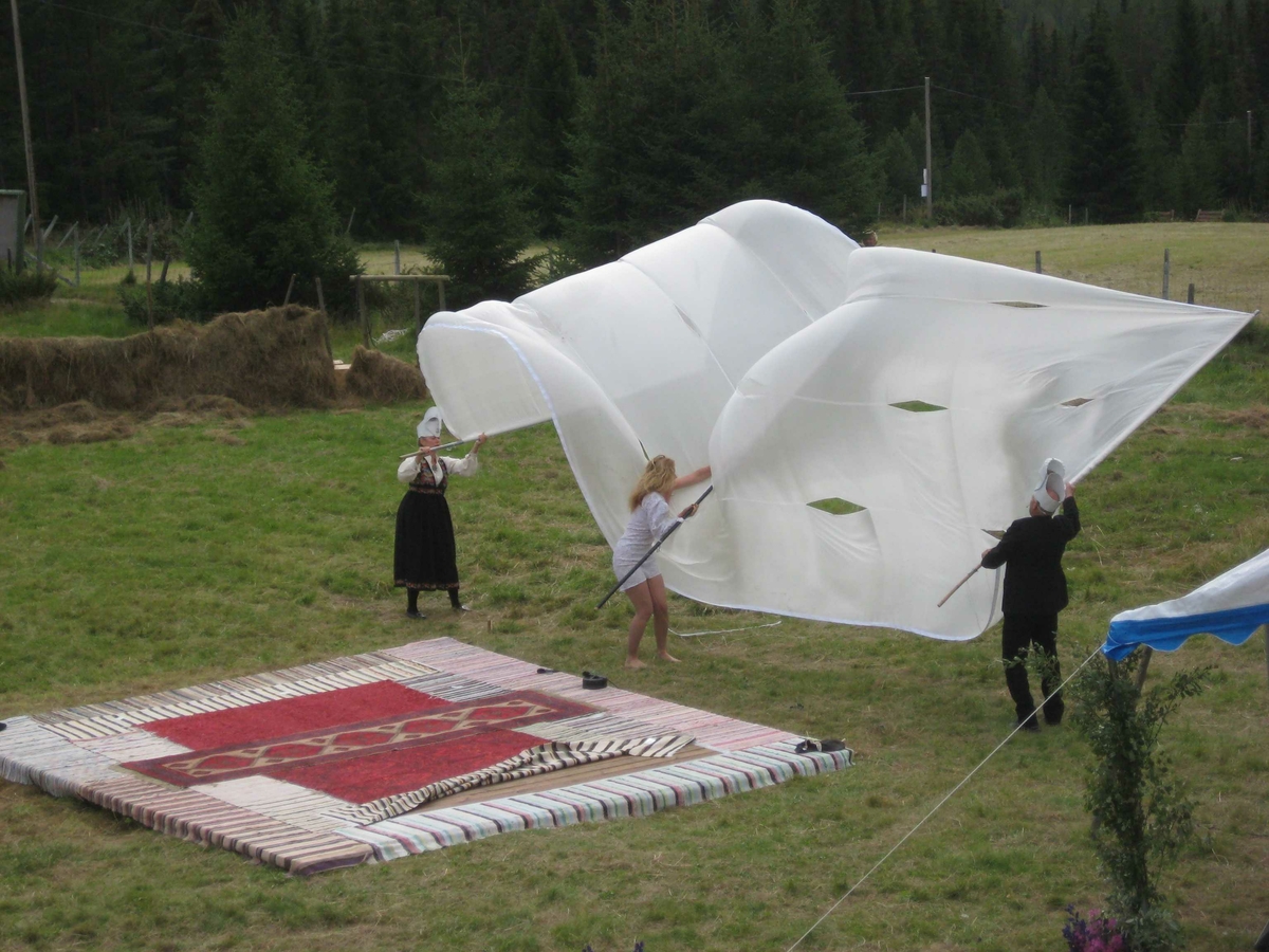 Garborgdagane 2010, spel på Tronsvangen, møte mellom Baral og Garborg