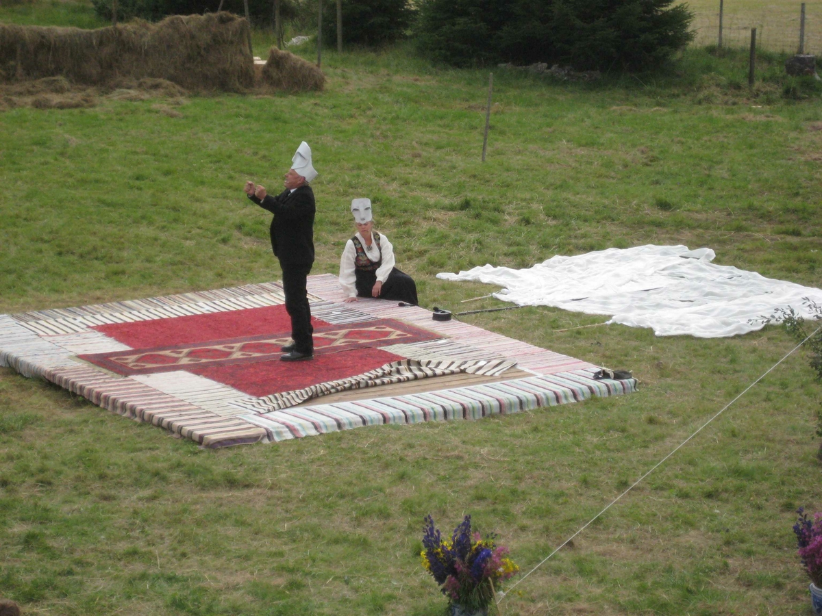 Garborgdagane 2010, spel på Tronsvangen, møte mellom Baral og Garborg