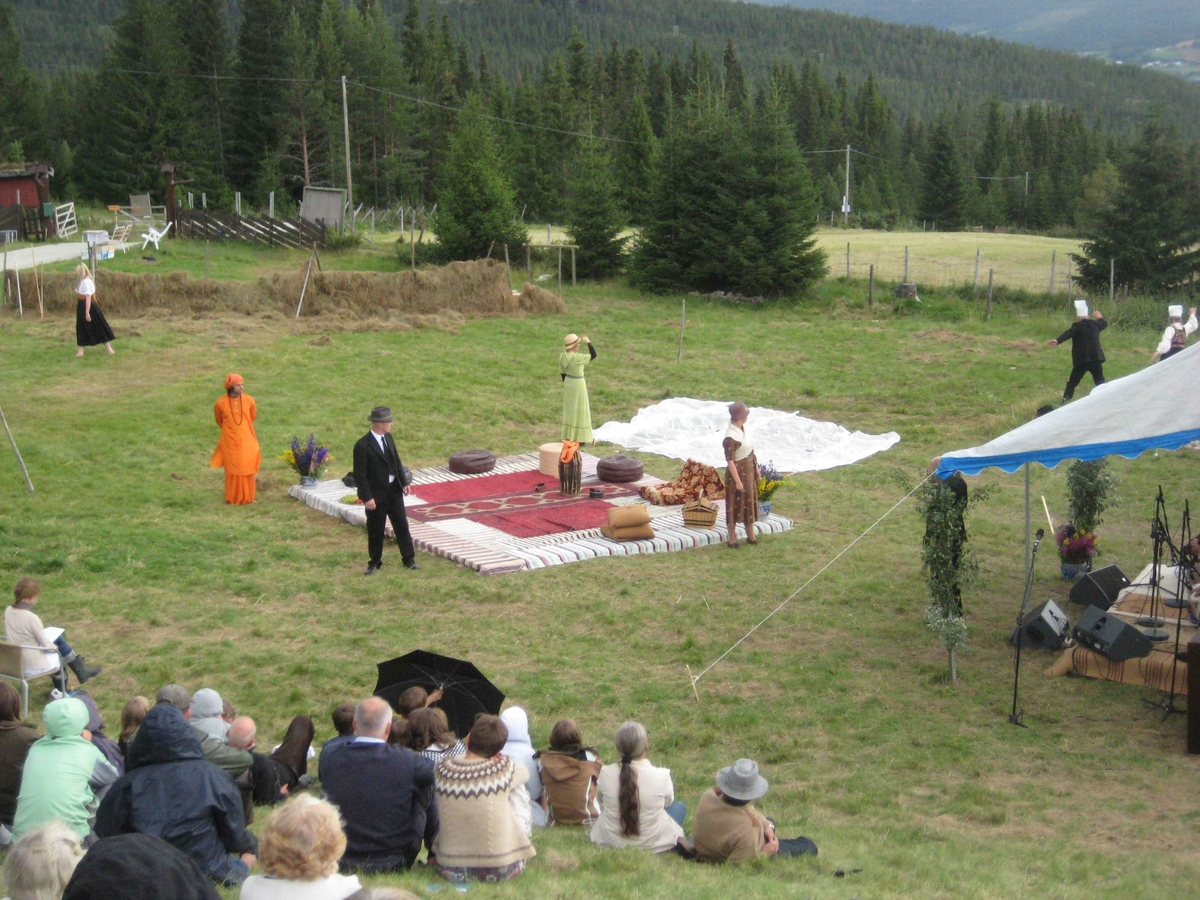 Garborgdagane 2010, spel på Tronsvangen, møte mellom Baral og Garborg