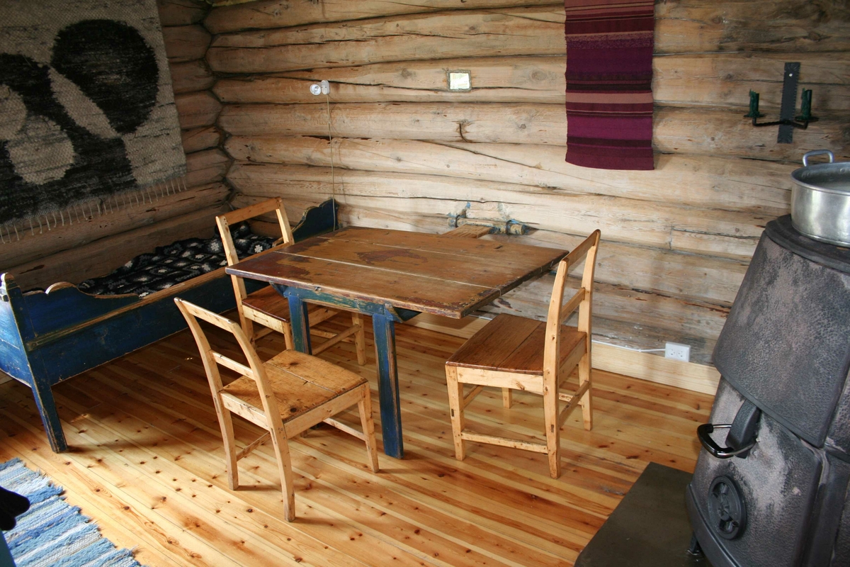 Langsetra,  Alvdal, seterstue innv. 