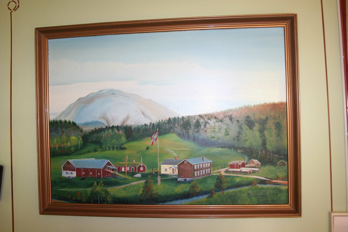 Fåset, Dalsmoen, maleri