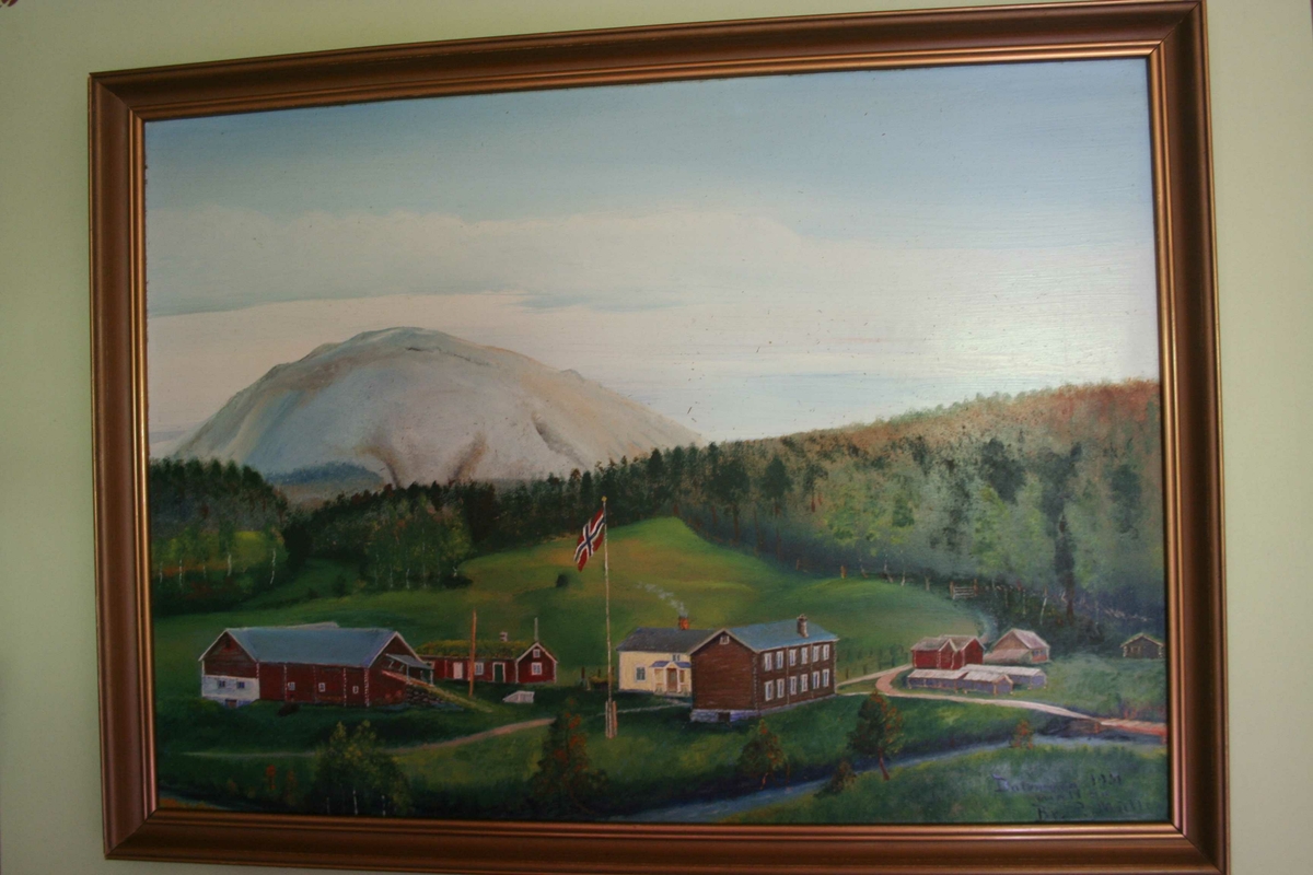 Fåset, Dalsmoen, maleri