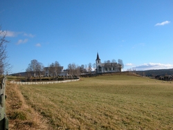 kirka, kirkegard, Vingelen