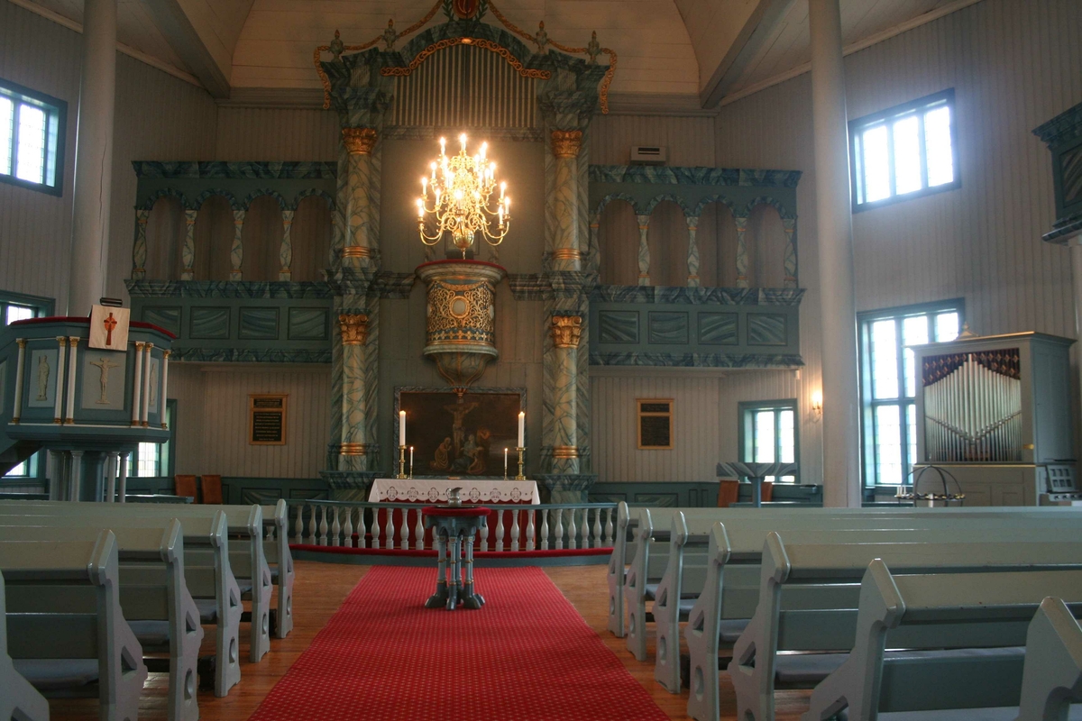 innvendig, Tynset kirke