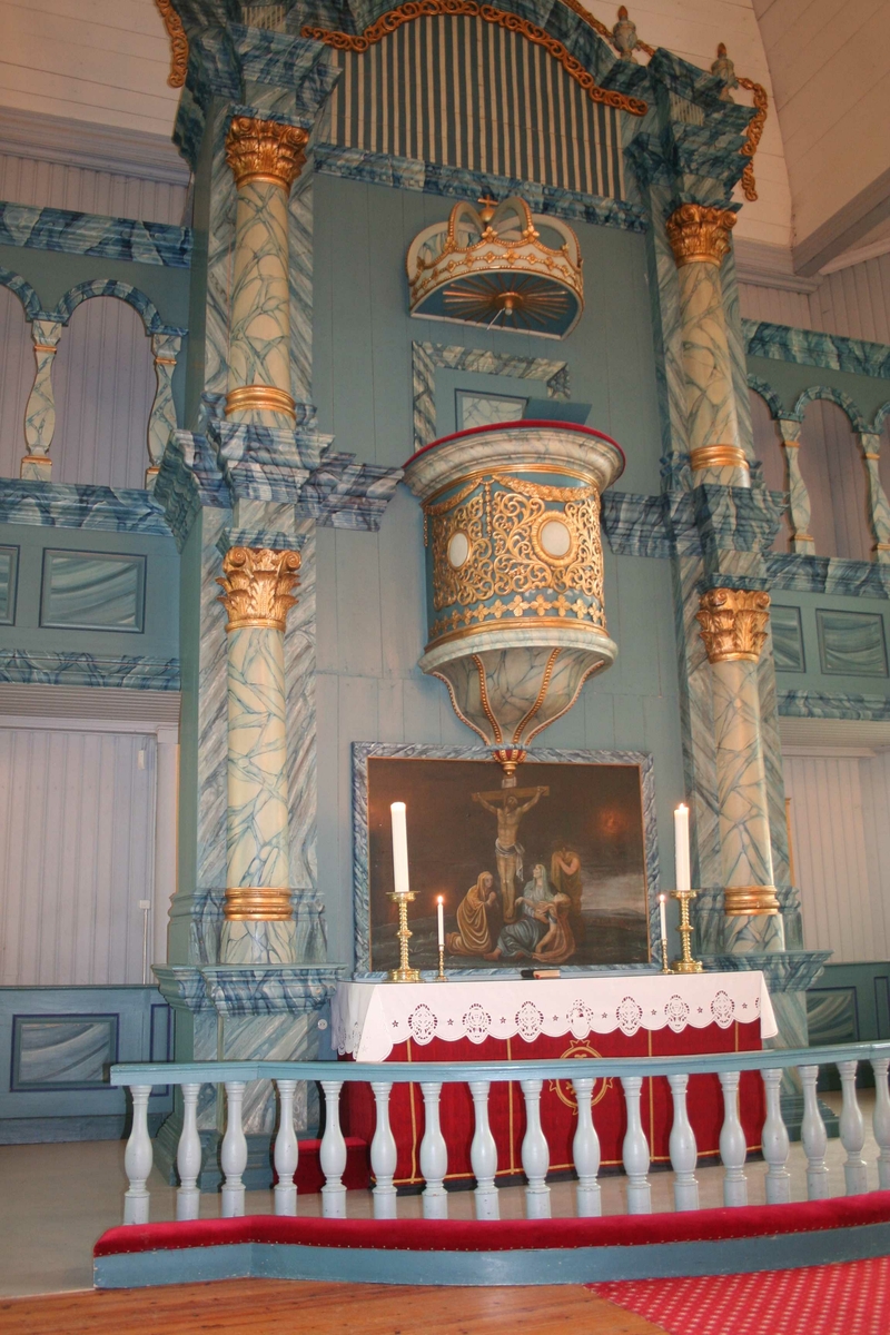 innvendig, Tynset kirke
