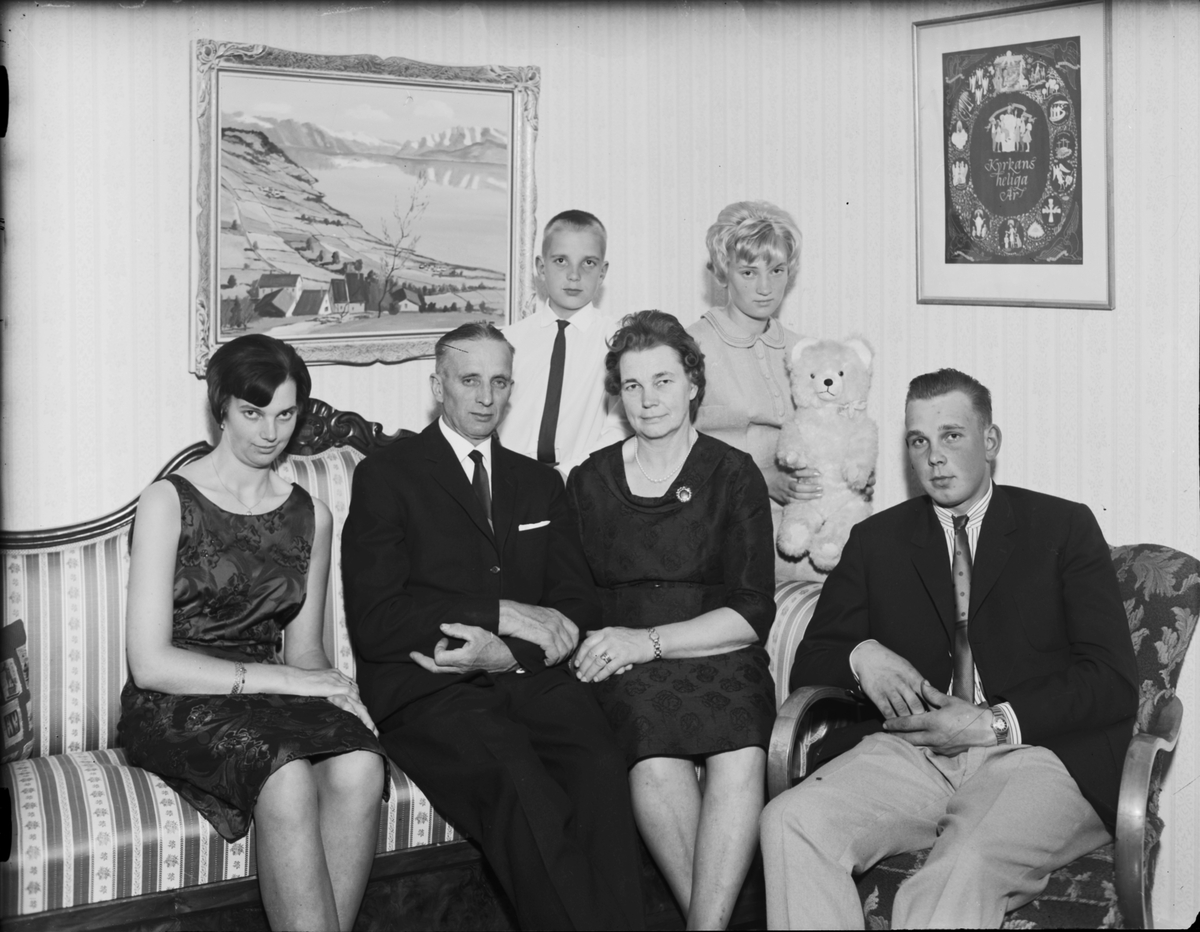 Familjen Pettersson i hemmiljö, Däcksta, Uppland