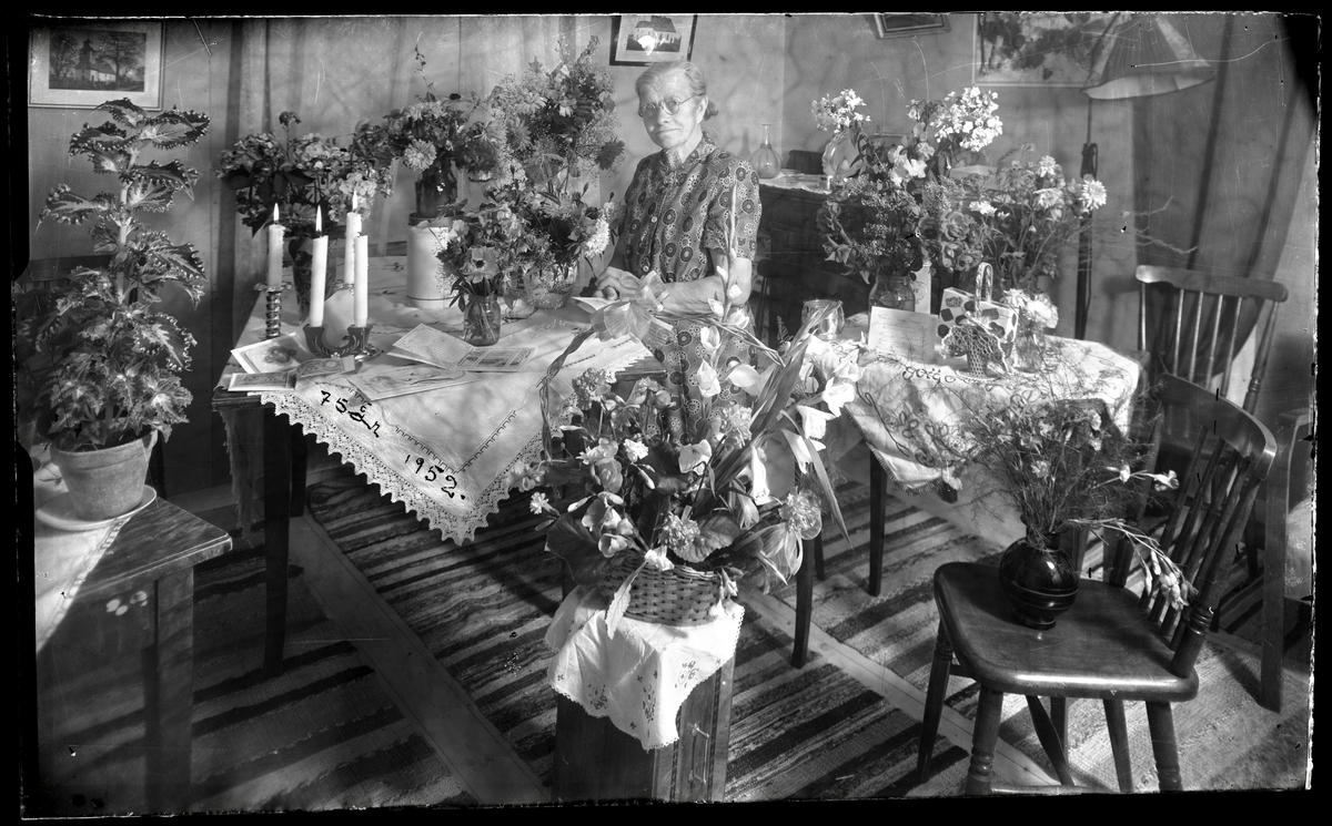 Kvinna fyller 75 år