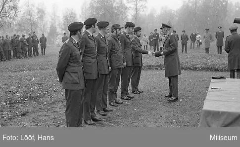 Militärmästerskap Motor. Prisutdelning.