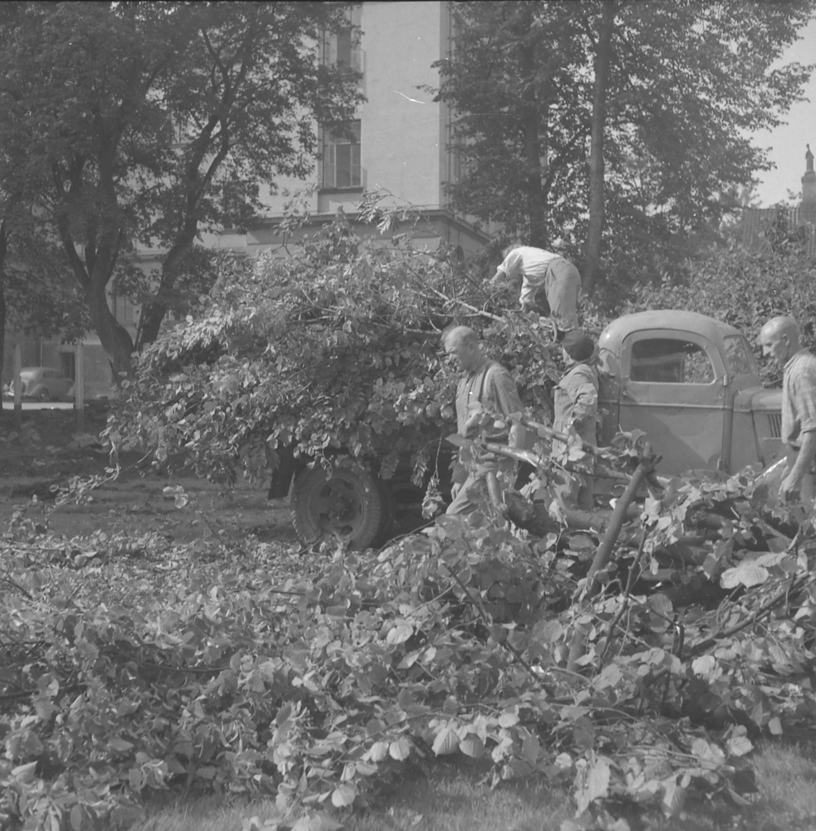 Byggearbeid ved St. Jørgens hus