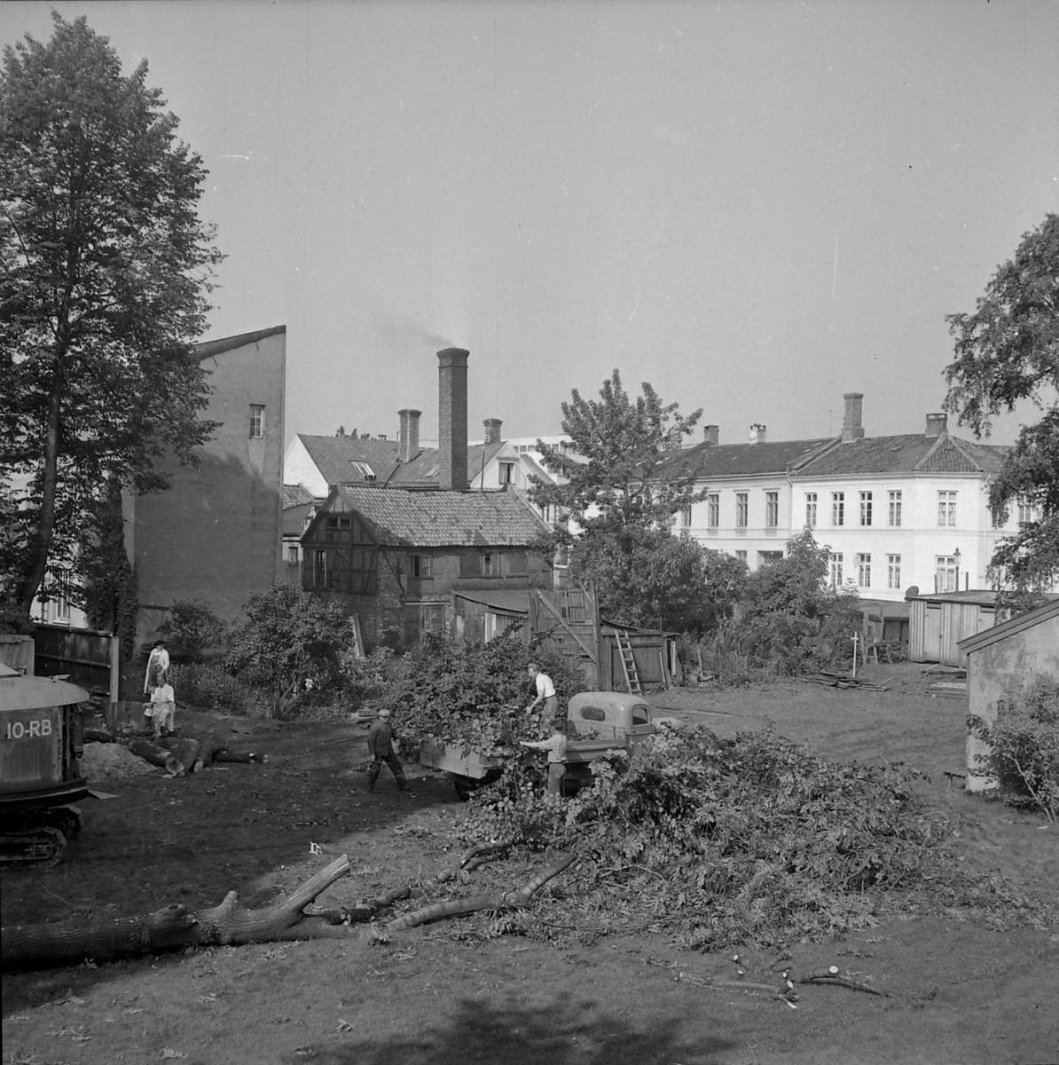 Byggearbeid ved St. Jørgens hus