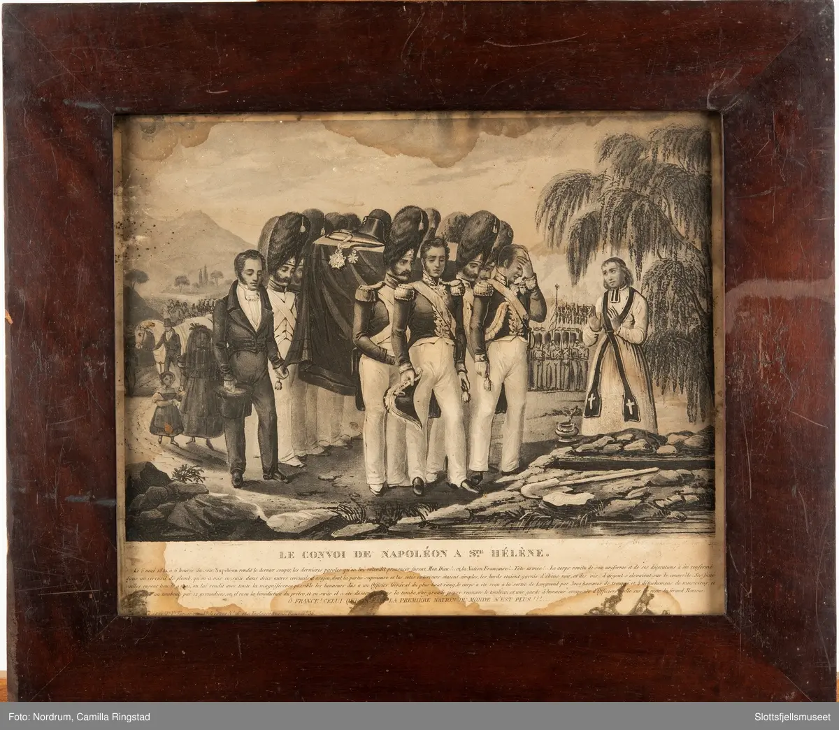Konvoien til Napoleon mot St. Helena.