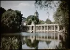 Agfa-autokrom. Stadspark. Rudolph-Wilde-Park i Schöneberg, Berlin.