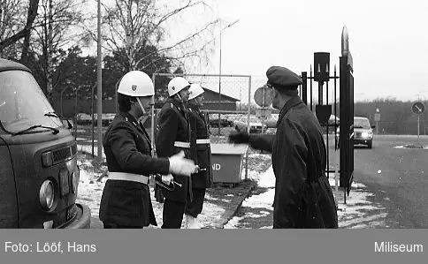 Överbefälhavaren, general Stig Synnergren besöker A 6.