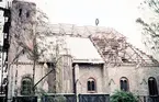 Växjö domkyrka under renovering, 1959.