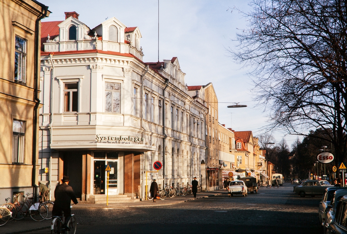 Norra Järnvägsgatan i Växjö, 1960-tal.