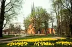 Växjö domkyrka och Linnéparken, 1970-tal.