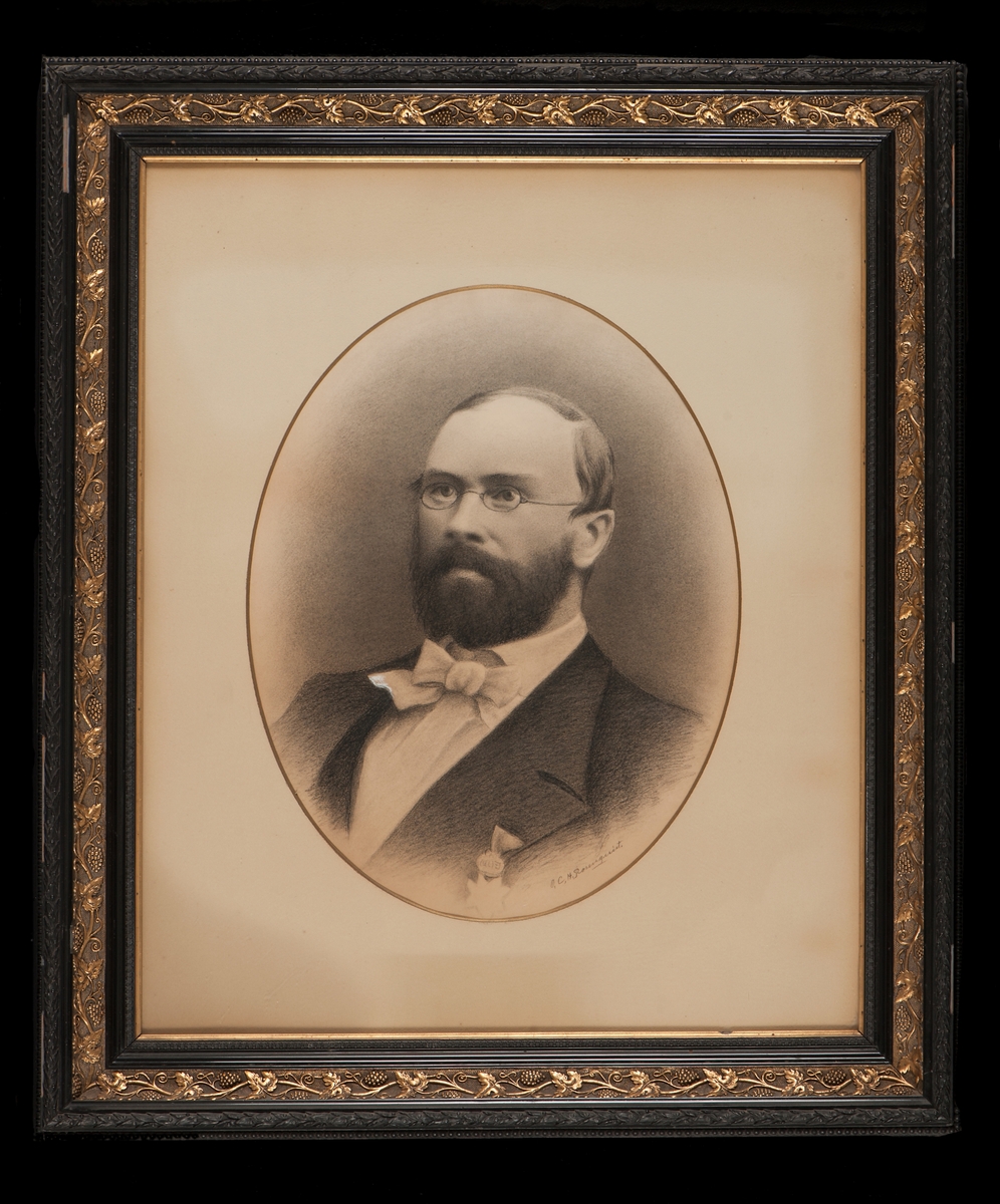 Porträtt av Carl Anton Pettersson, Sverige, 1819-1863.