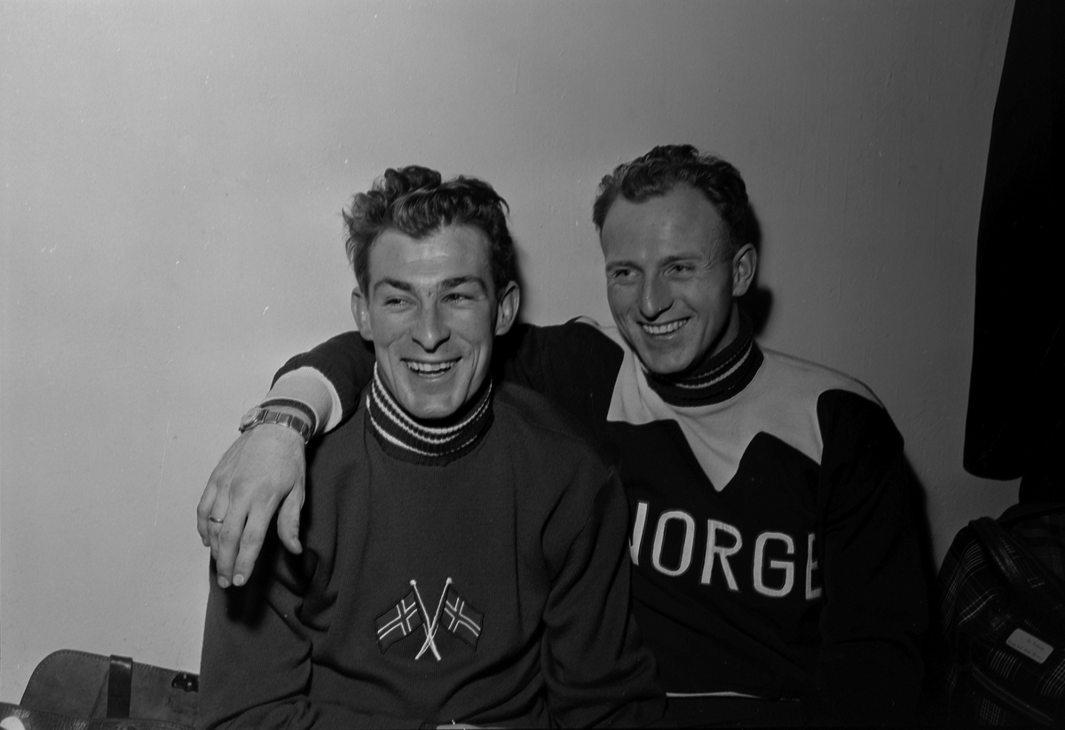 Skøytelandskampen mellom Norge og Sverige på Stadion