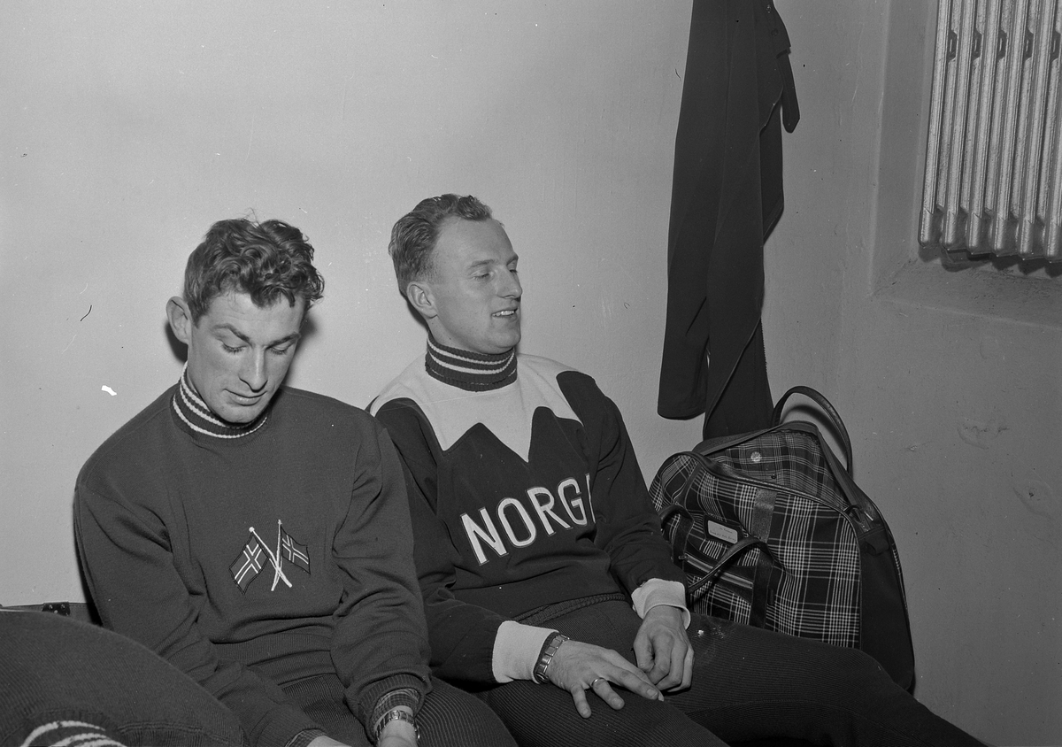 Skøytelandskampen mellom Norge og Sverige på Stadion