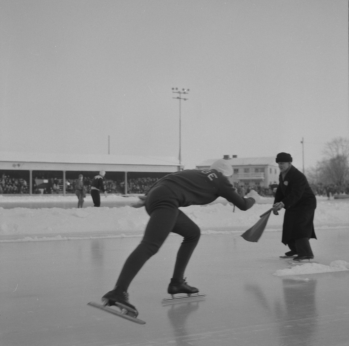 Skøytelandskampen mellom Norge og Sverige på Stadion