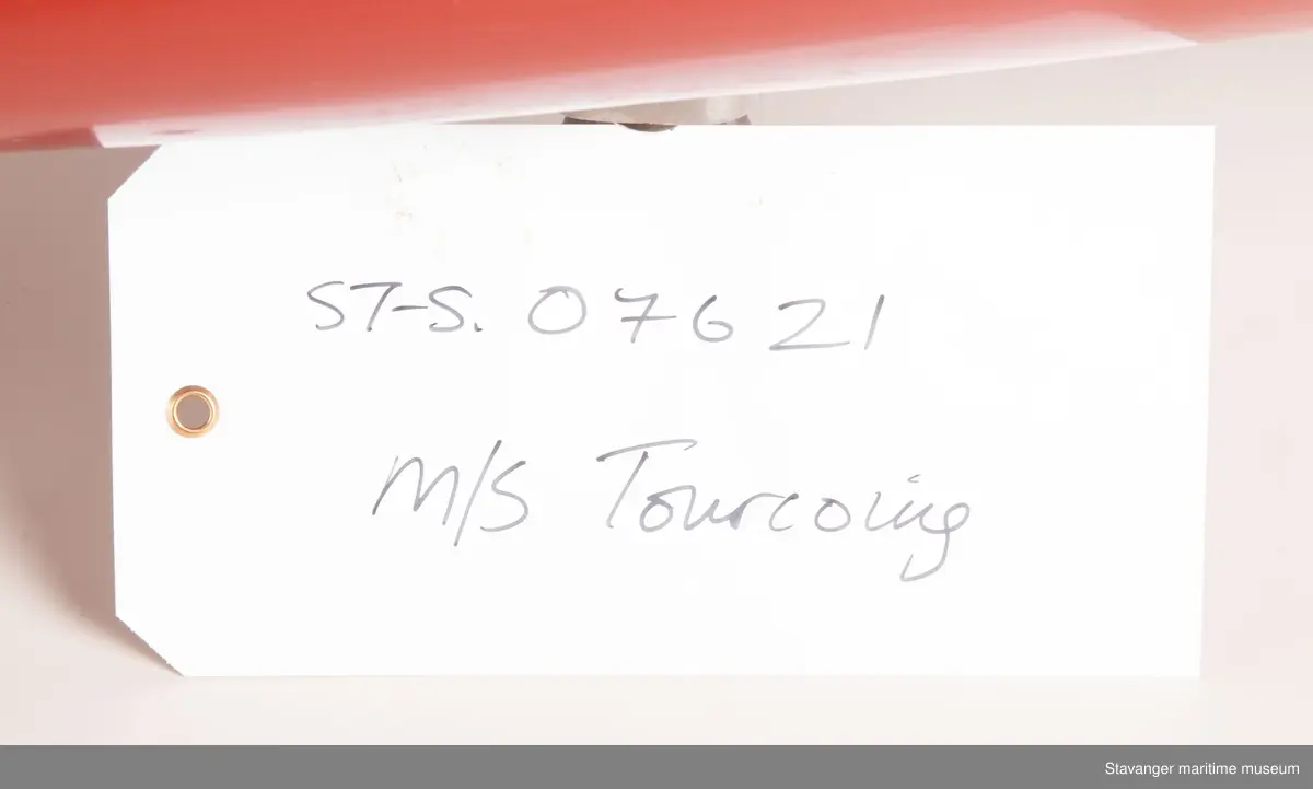 Skipsmodell av M/S Tourcoing.