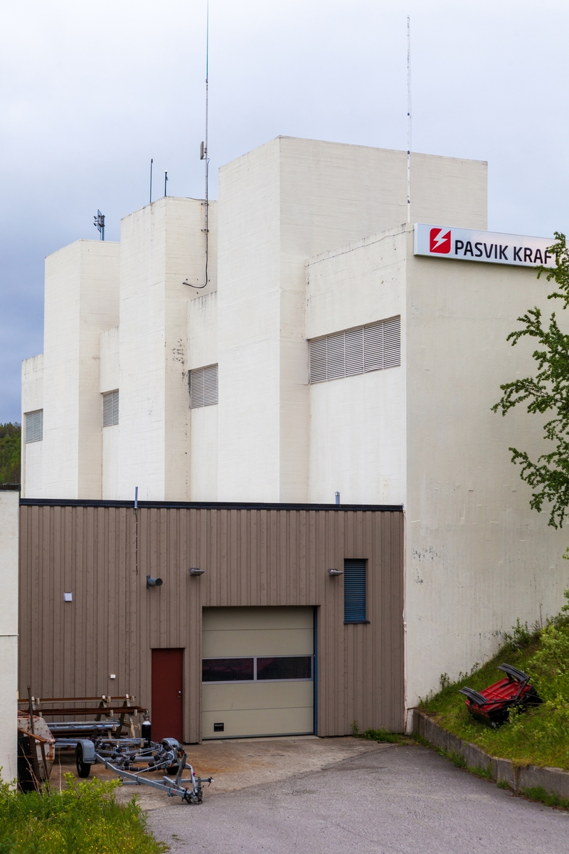 Inngangspartiet til Skogfoss kraftverk.