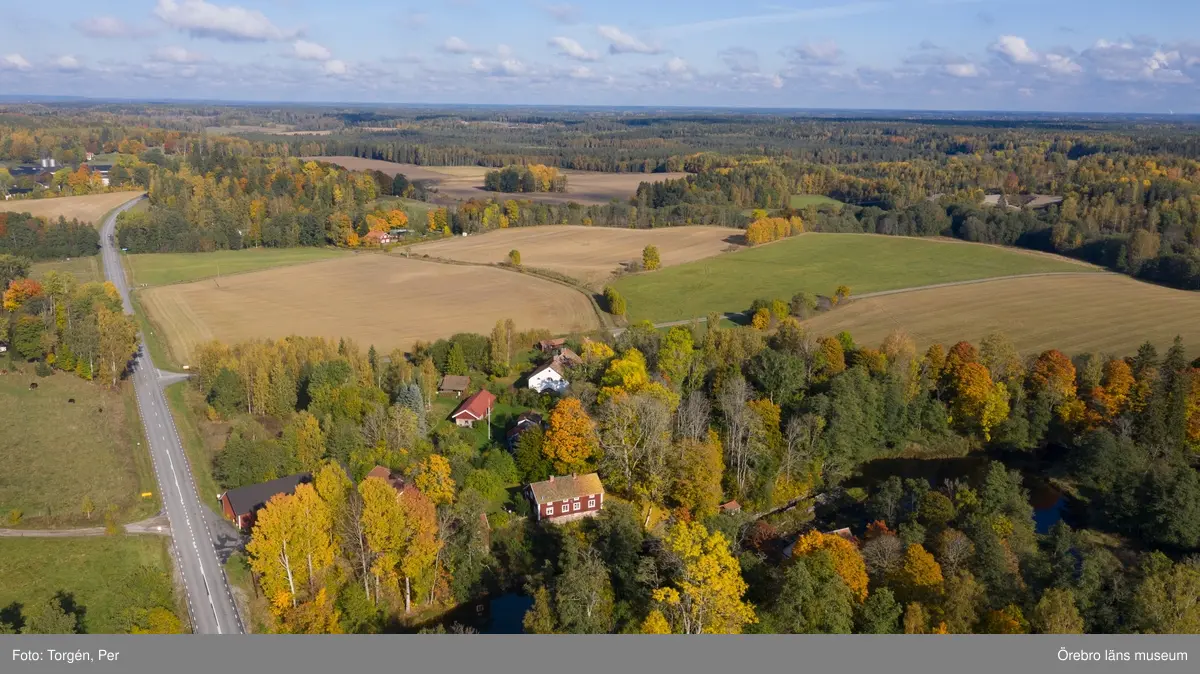 Drönar bilder över Järle kvarn