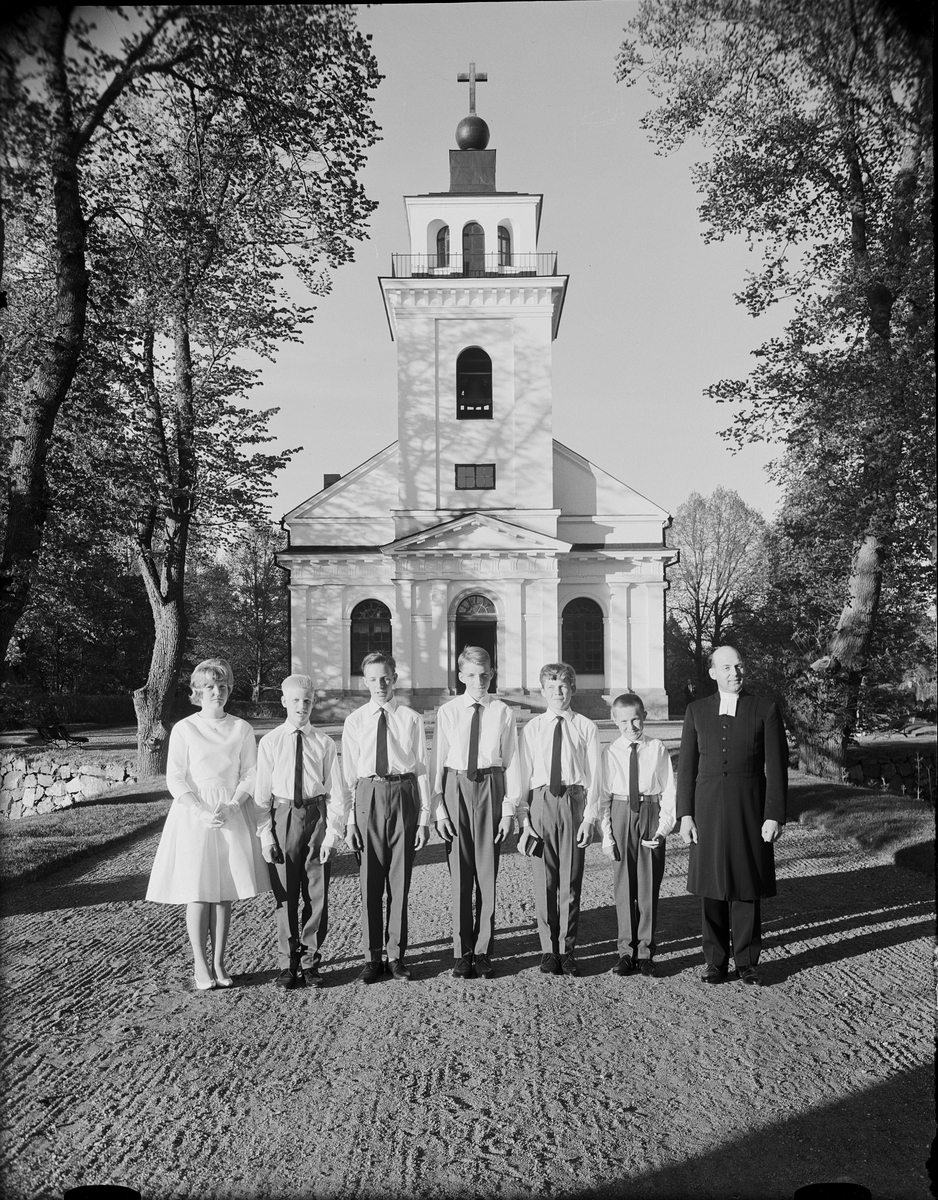 Konfirmander, Forsmarks kyrka, Uppland