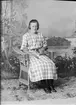 Ingrid Sporrong från Ruddun, Harg socken, Uppland 1922