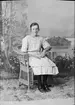 Elsa Karlsson från Malsättra, Harg socken, Uppland 1922