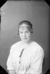 Martina Sjölund från Löhammar, Harg socken, Uppland 1922