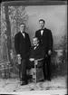 Emerik Larsson, Evald Andersson och en tredje man från Börstil socken Uppland 1921