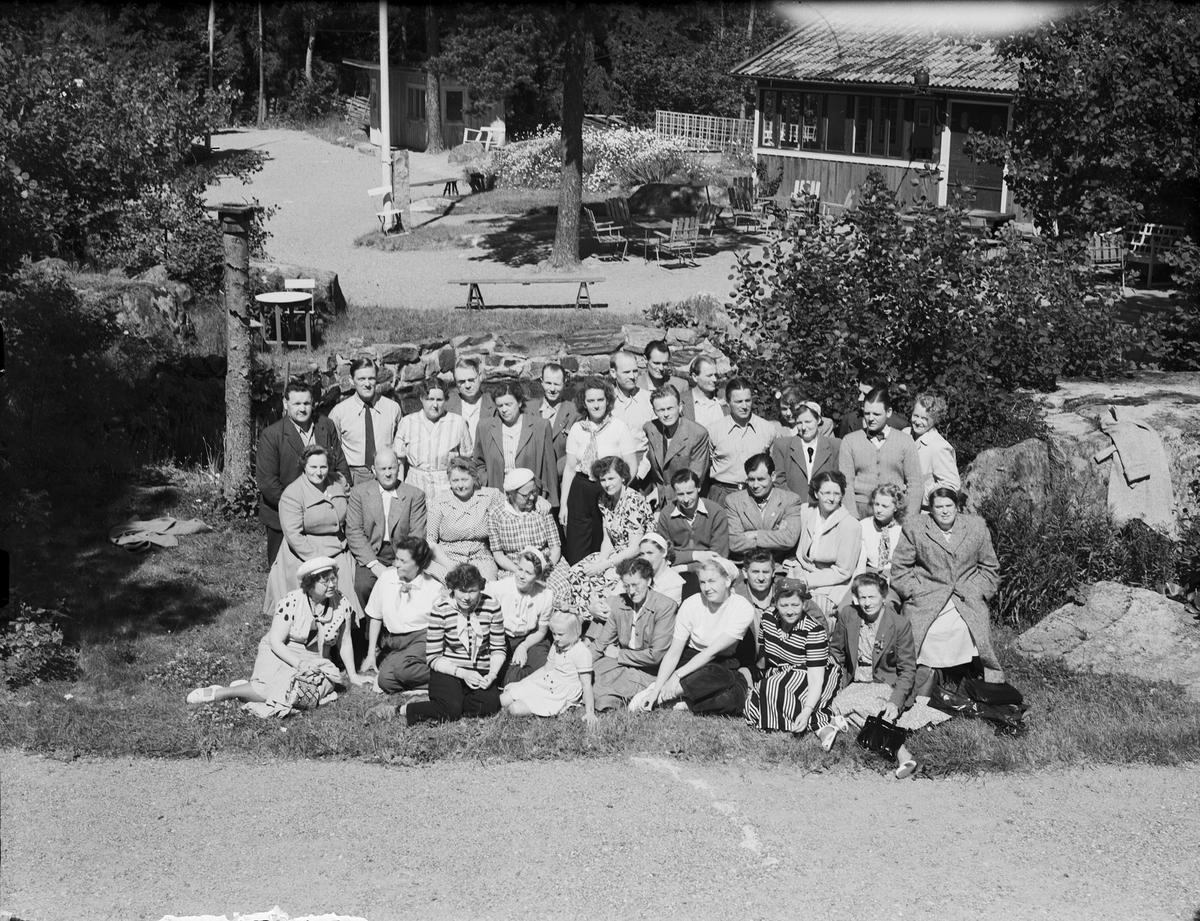 Grupporträtt vid Gammelhus friluftsområde, Östhammar, Uppland