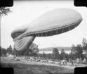 Fältballong m/1930 vid ballongstationen.