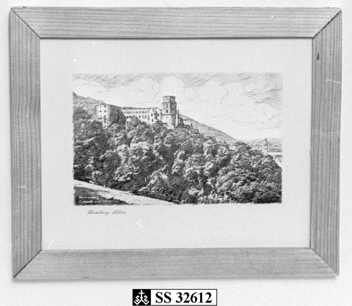 Bygninger i Heidelberg, Tyskland. 