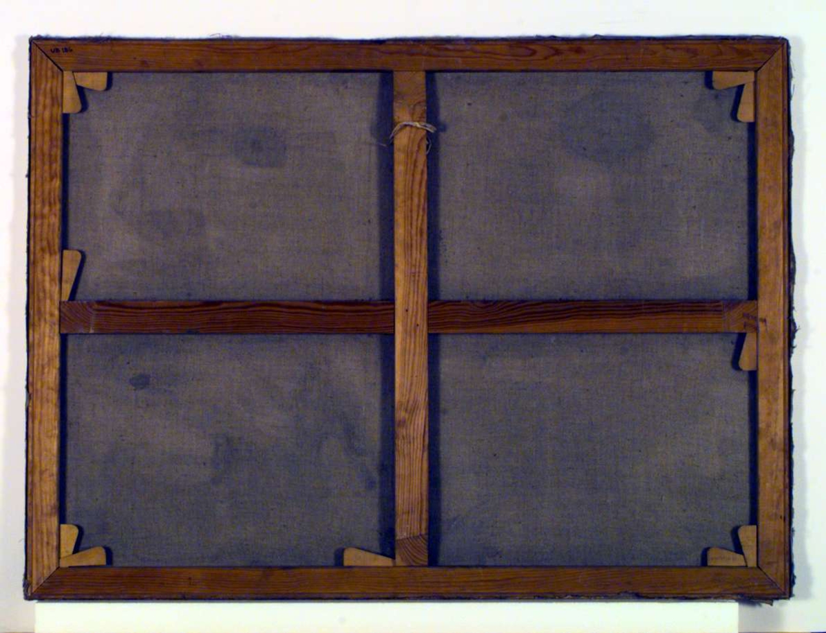 Landskap med foss og fabrikker