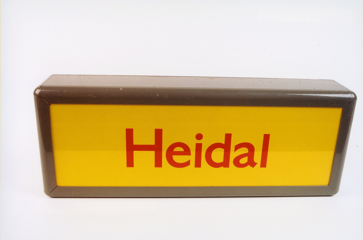 postmuseet, gjenstander, skilt, stedskilt, stedsnavn, Heidal