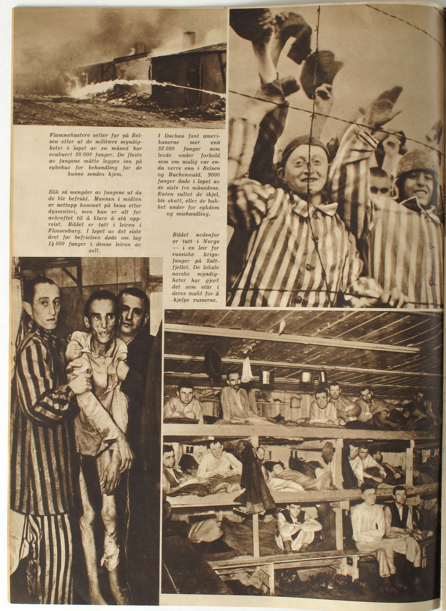 Karl Johans gt. i fest,  kongeinntoget   7.juni 1945