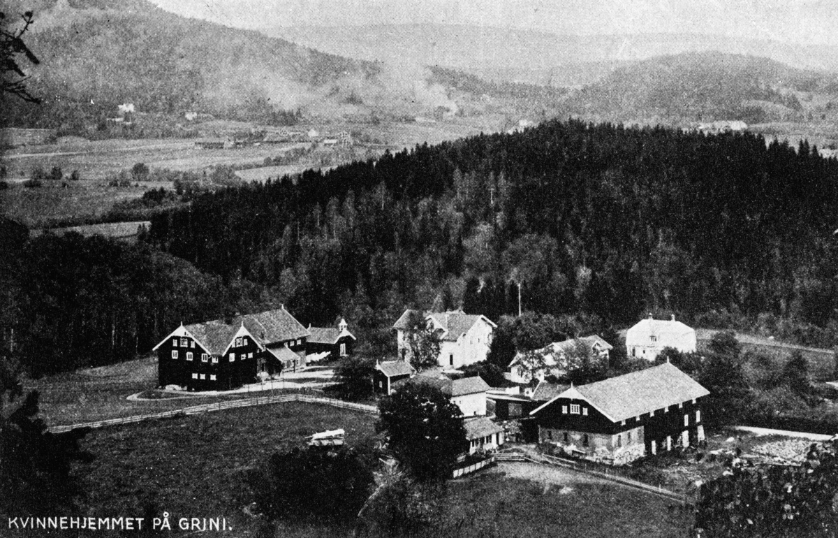 Kvinnehjemmet på Grini, fra 1947 overtatt av Emma Hjort Postkort