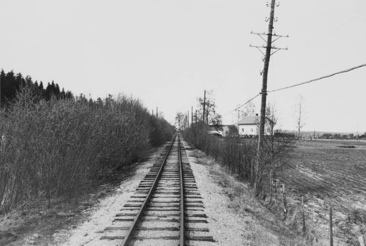 Strekningen Kvevli - Mork  ved Kvevli.