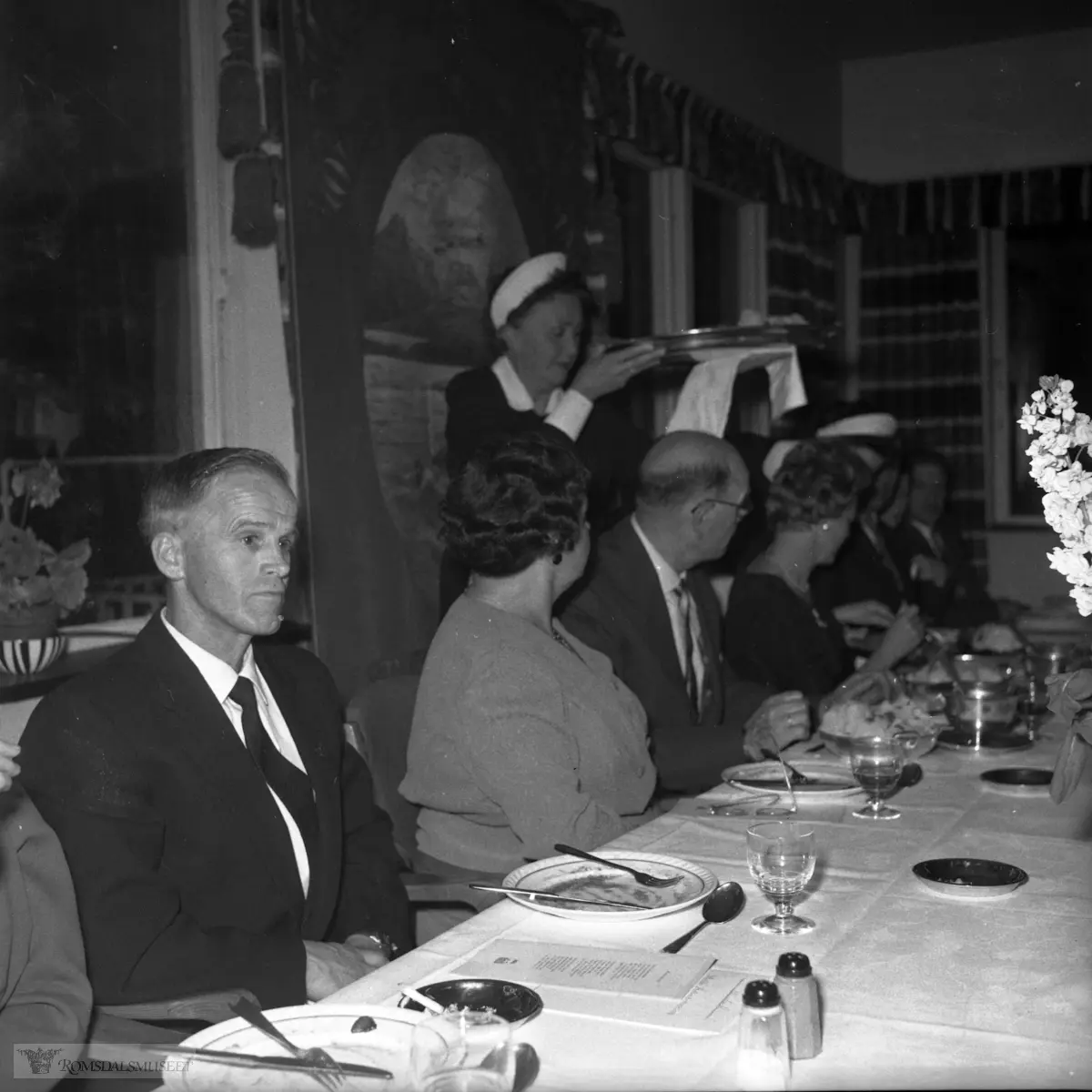 Molde arbeiderforenings 100-års fest på Torgstova i 1961.