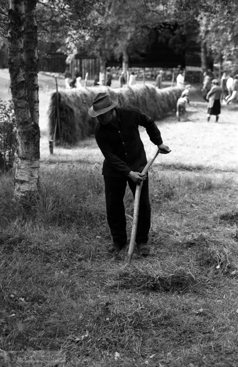 Nesjestranda Husmorlag med flere på Romsdalsmuseet 1984.