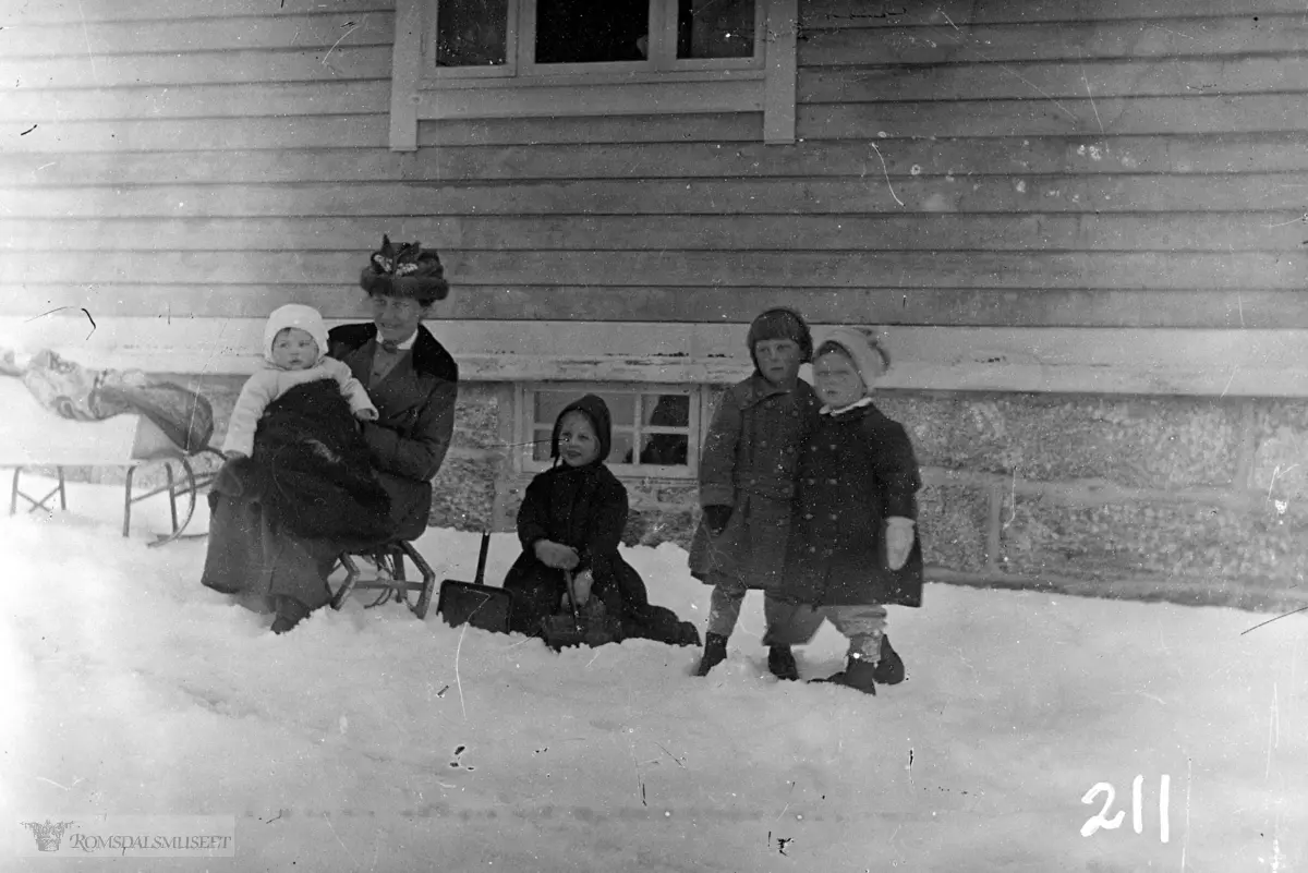 Familien til sokneprest Henrik Seip, Nesjestranda...