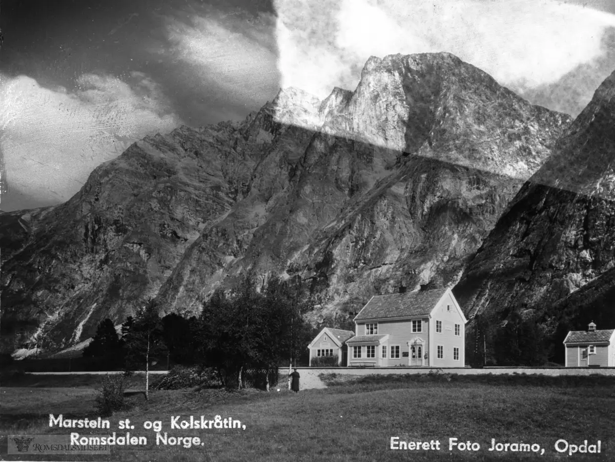 "Marstein stasjon og Kalskråtind".