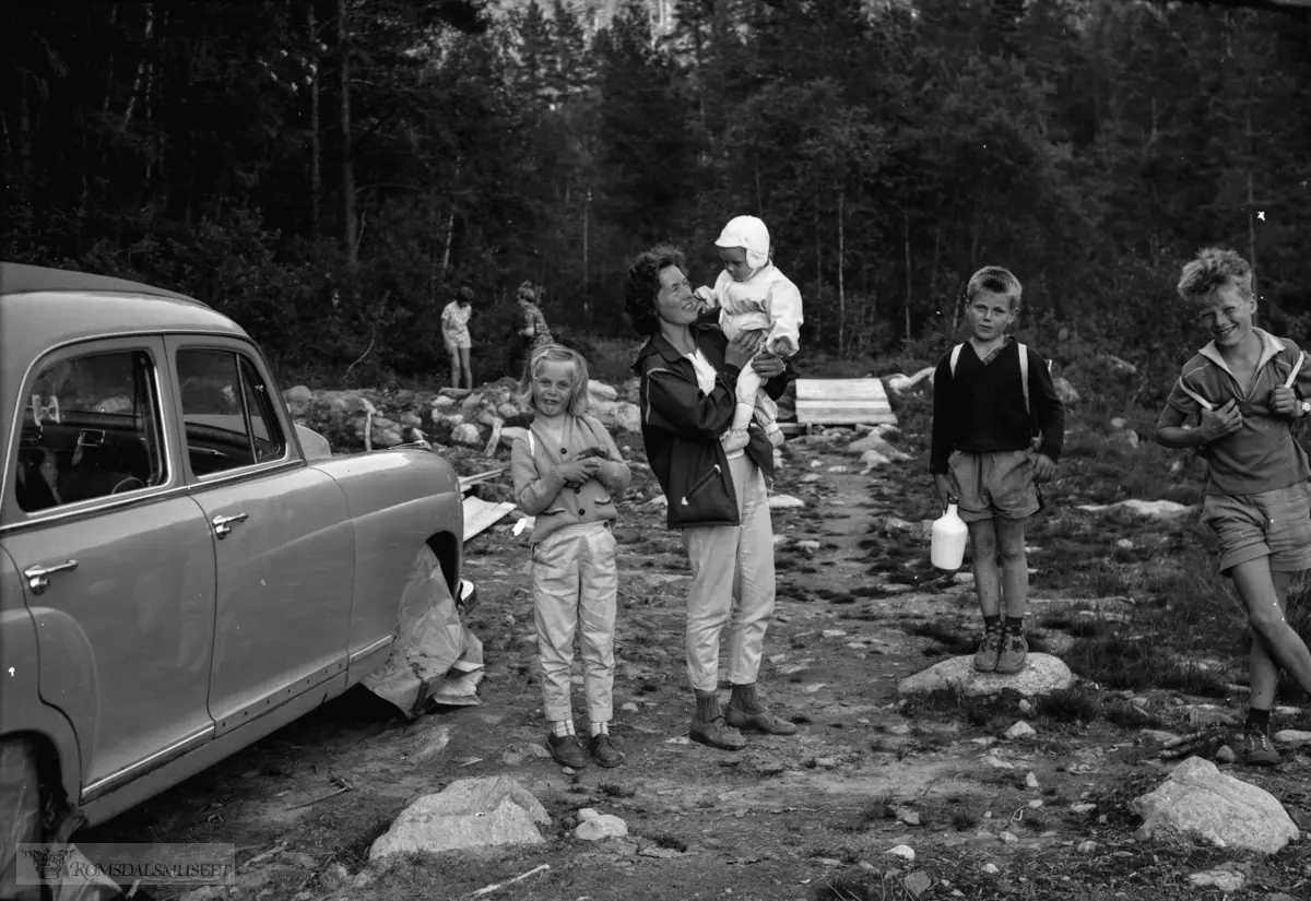 "Pål Ivar sin første tur på hytta (august? 1963)"