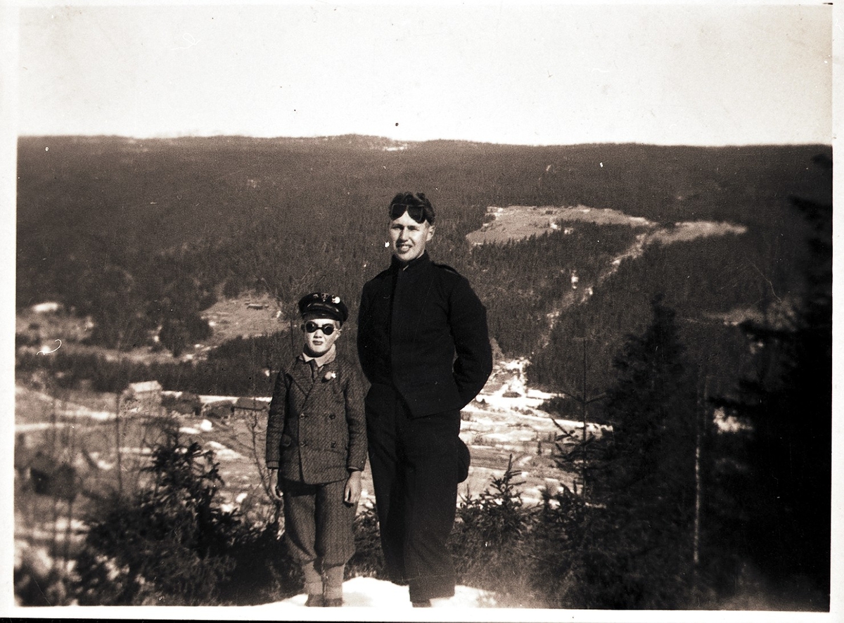 Portrett av frå h. Svein og Halgrim Halvorsøner Ulsaker.