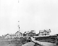 Hamar, Sagatun folkehøyskole, bygd i 1865 av Herman Anker. T