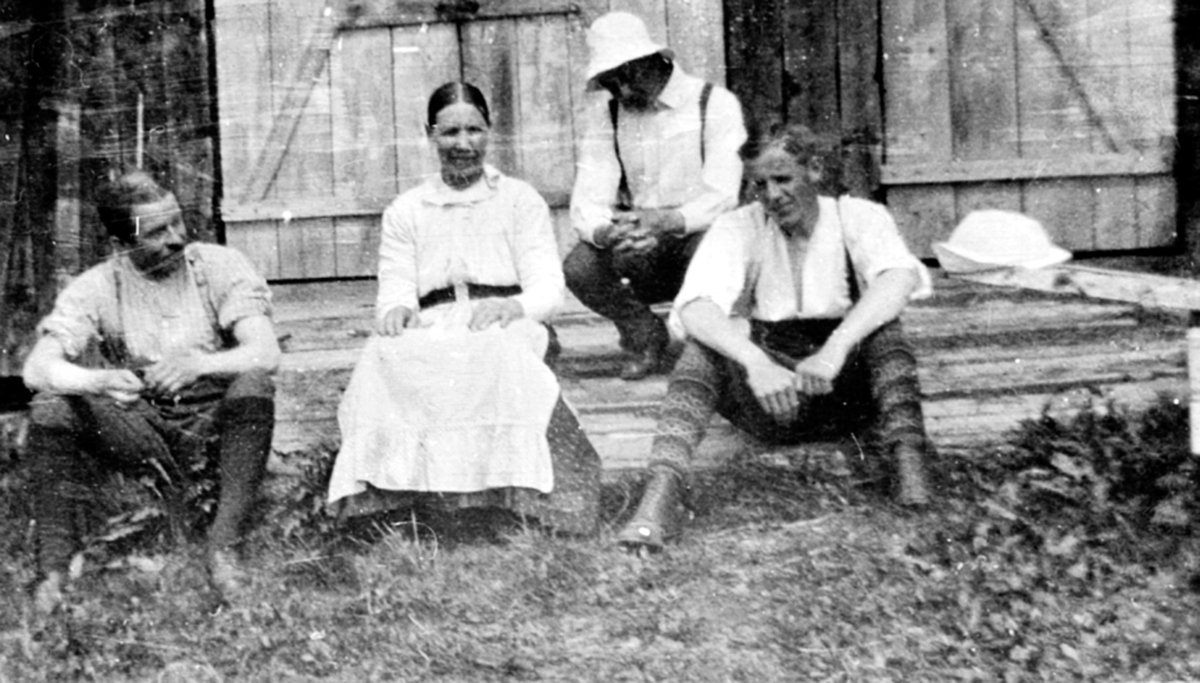 Familien Løken på Granerud gård, Brumunddal.