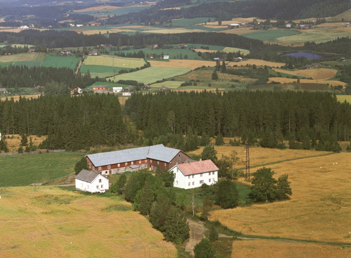 Flyfoto, Jemne gard, Gaupen, Ringsaker.